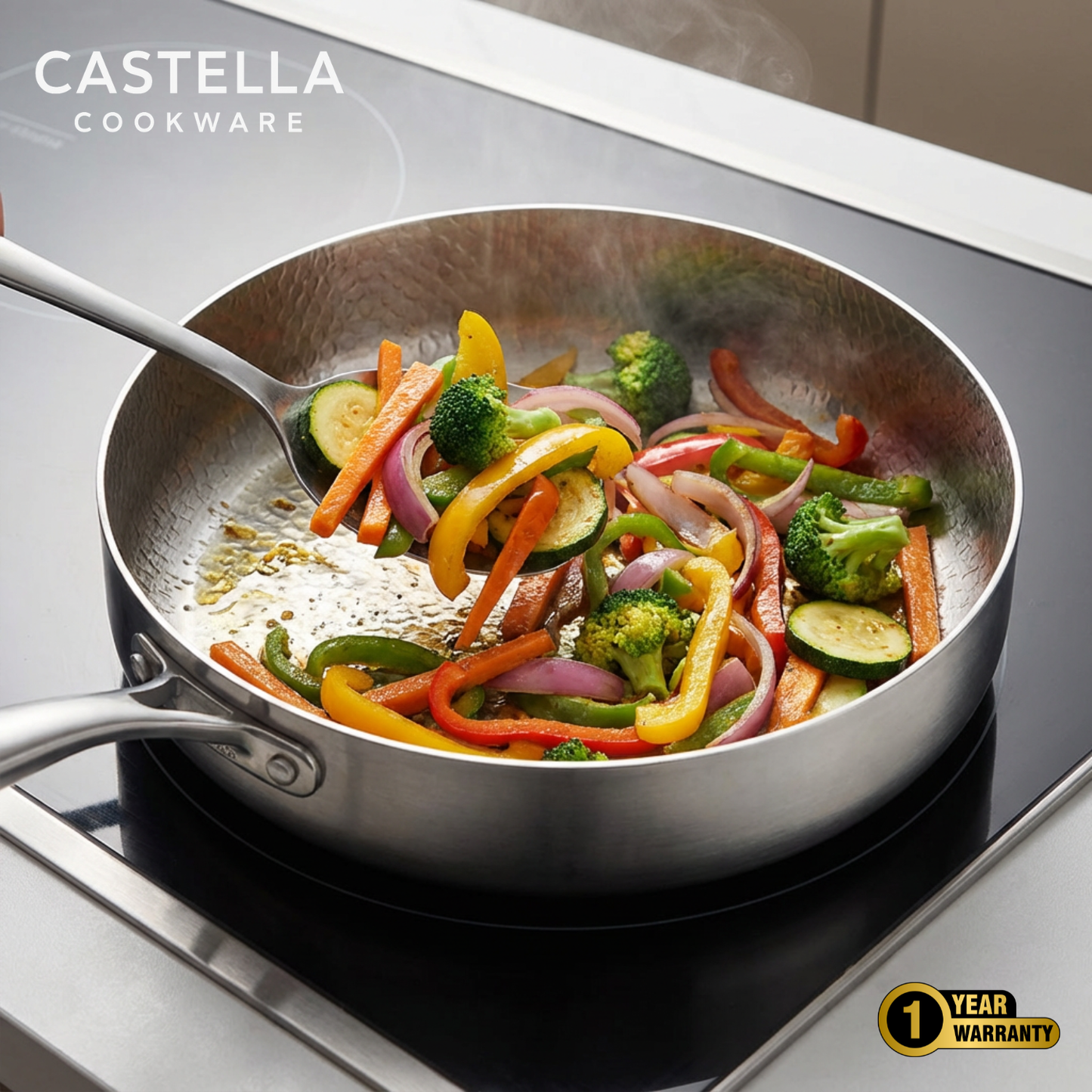Titanium High Pan with Complimentary Lid