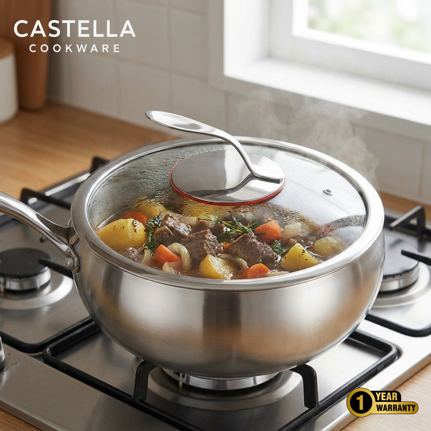 Titanium Pot Pan Pro with Complimentary Lid