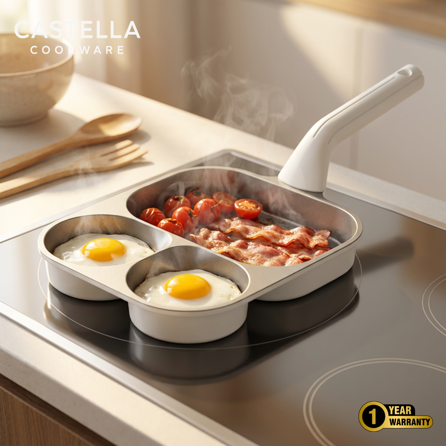 Titanium Breakfast Pan: Cook with Precision and Durability