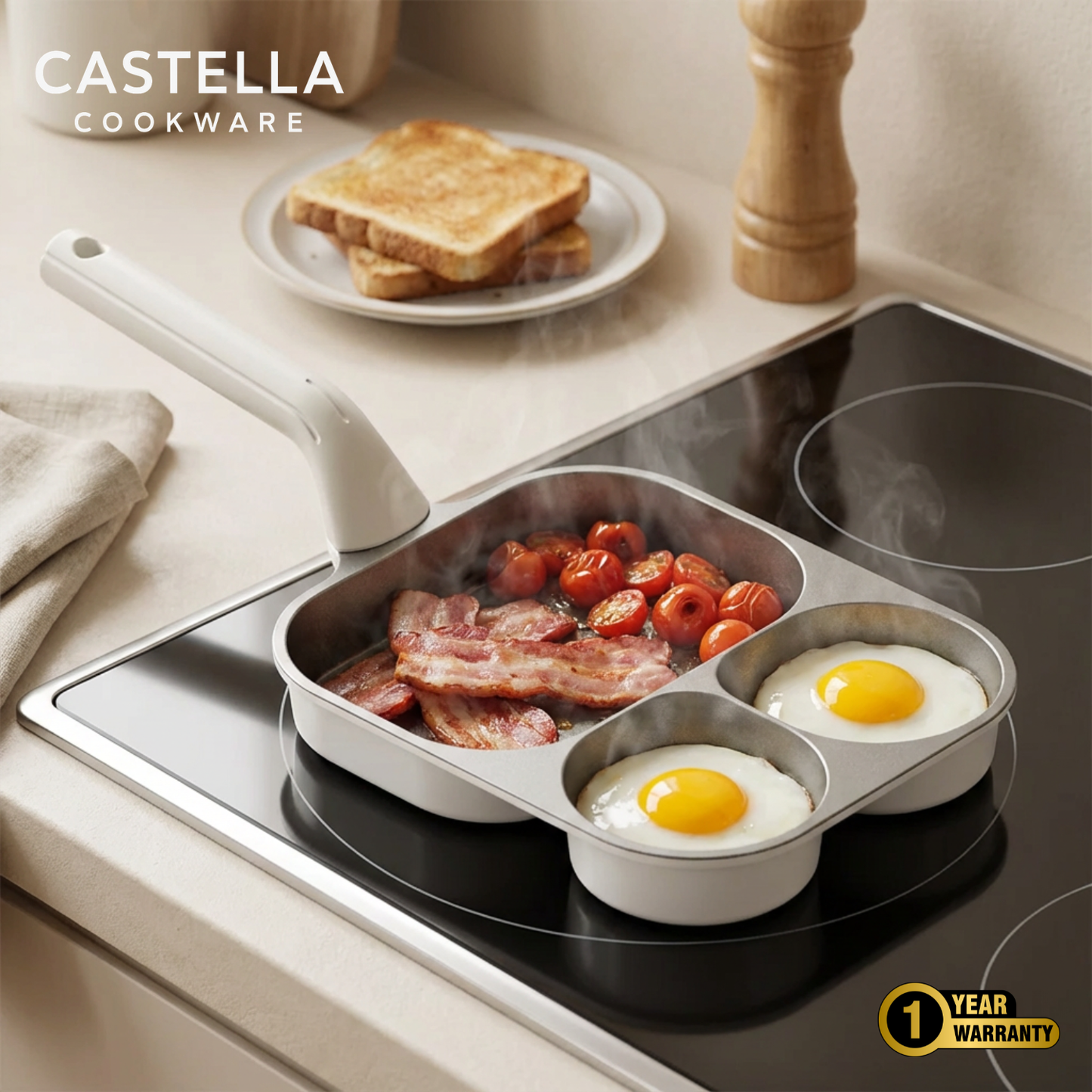 Titanium Breakfast Pan: Cook with Precision and Durability