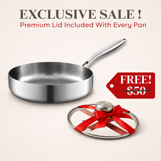 Titanium High Pan with Complimentary Lid